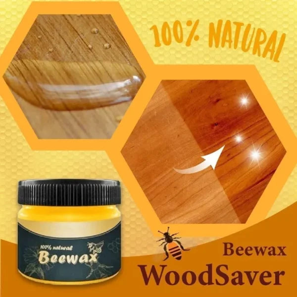 Beeswax Natural Wood Seasoning Polish - Beeswax Wood Care Wax (Buy 1 Get 1 Free)