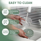 Hand-Powered Mini Chopper – Quick Food Prep for Kitchen & Travel