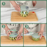 Hand-Powered Mini Chopper – Quick Food Prep for Kitchen & Travel