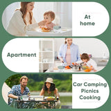 Hand-Powered Mini Chopper – Quick Food Prep for Kitchen & Travel